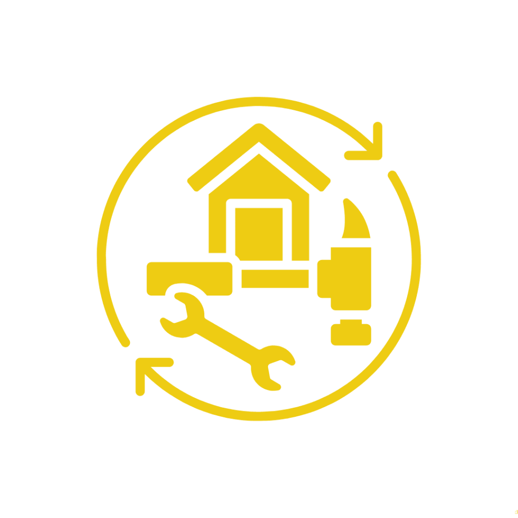 Construction Icon - Line And Build